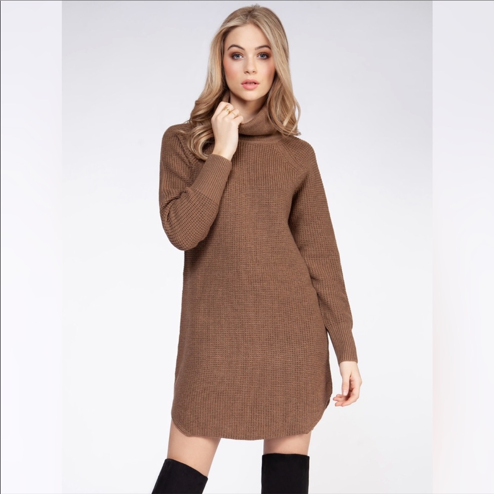 Dex Turtleneck Sweater Dress